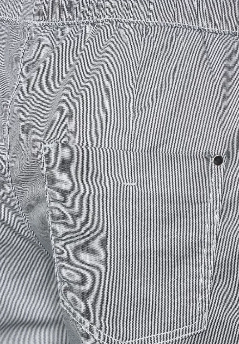 Gestreifte Loose Fit Bermuda