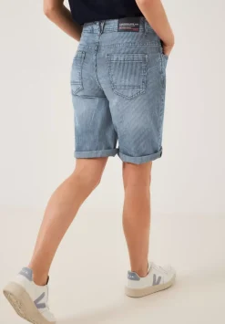 Gestreifte Loose Fit Shorts