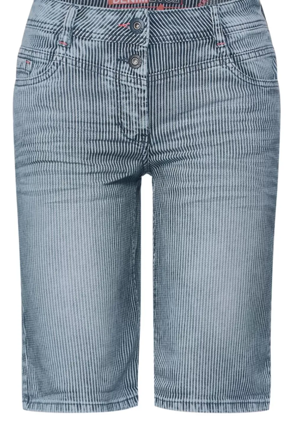 Gestreifte Loose Fit Shorts