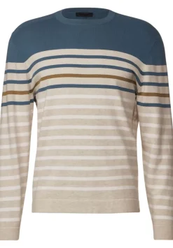 Gestreifter Strickpullover