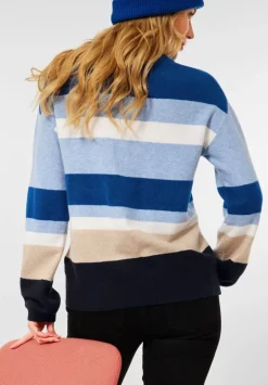 Gestreifter Strickpullover