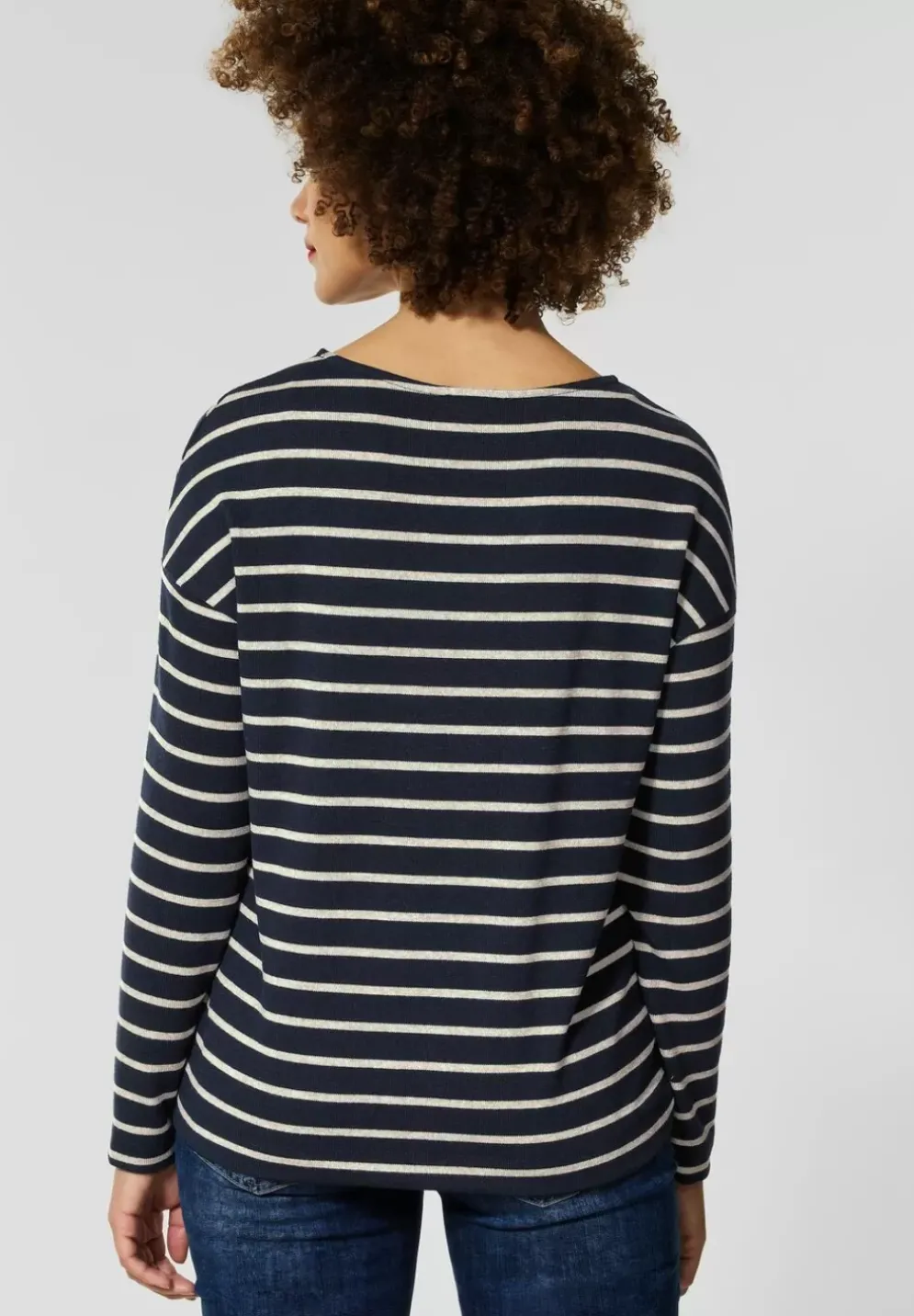 Gestreiftes Langarmshirt