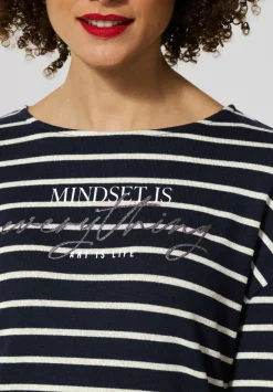 Gestreiftes Langarmshirt