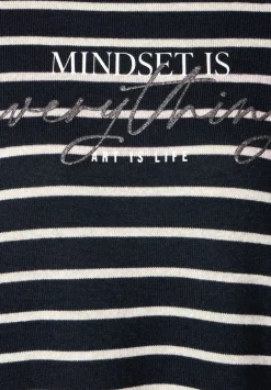 Gestreiftes Langarmshirt