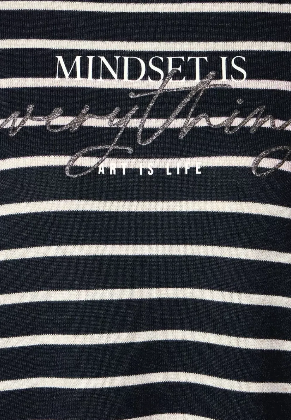 Gestreiftes Langarmshirt