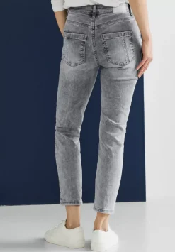 Graue Casual Fit Jeans