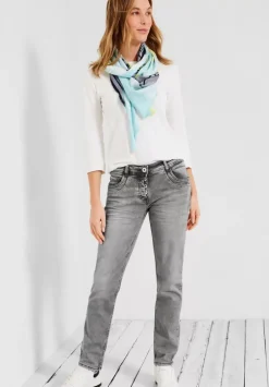 Graue Loose Fit Jeans