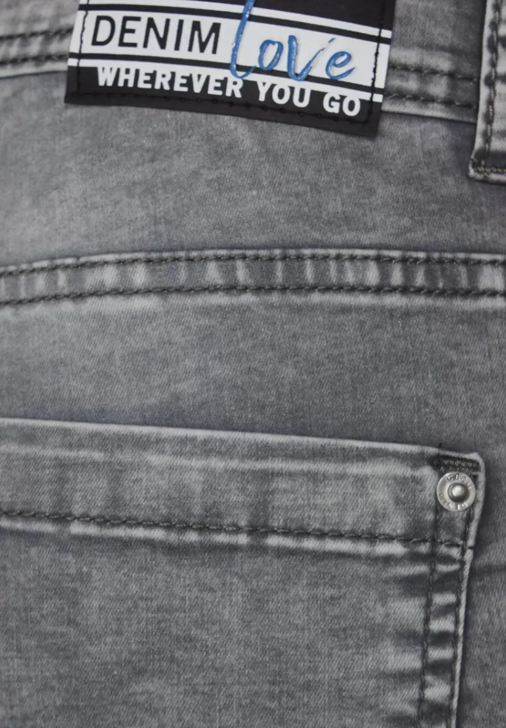 Graue Loose Fit Jeans
