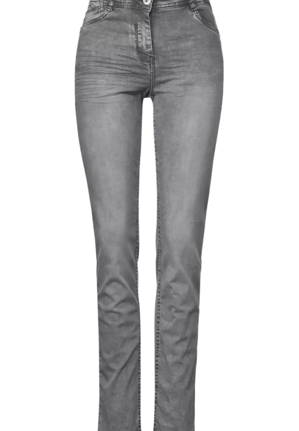 Graue Slim Fit Jeans