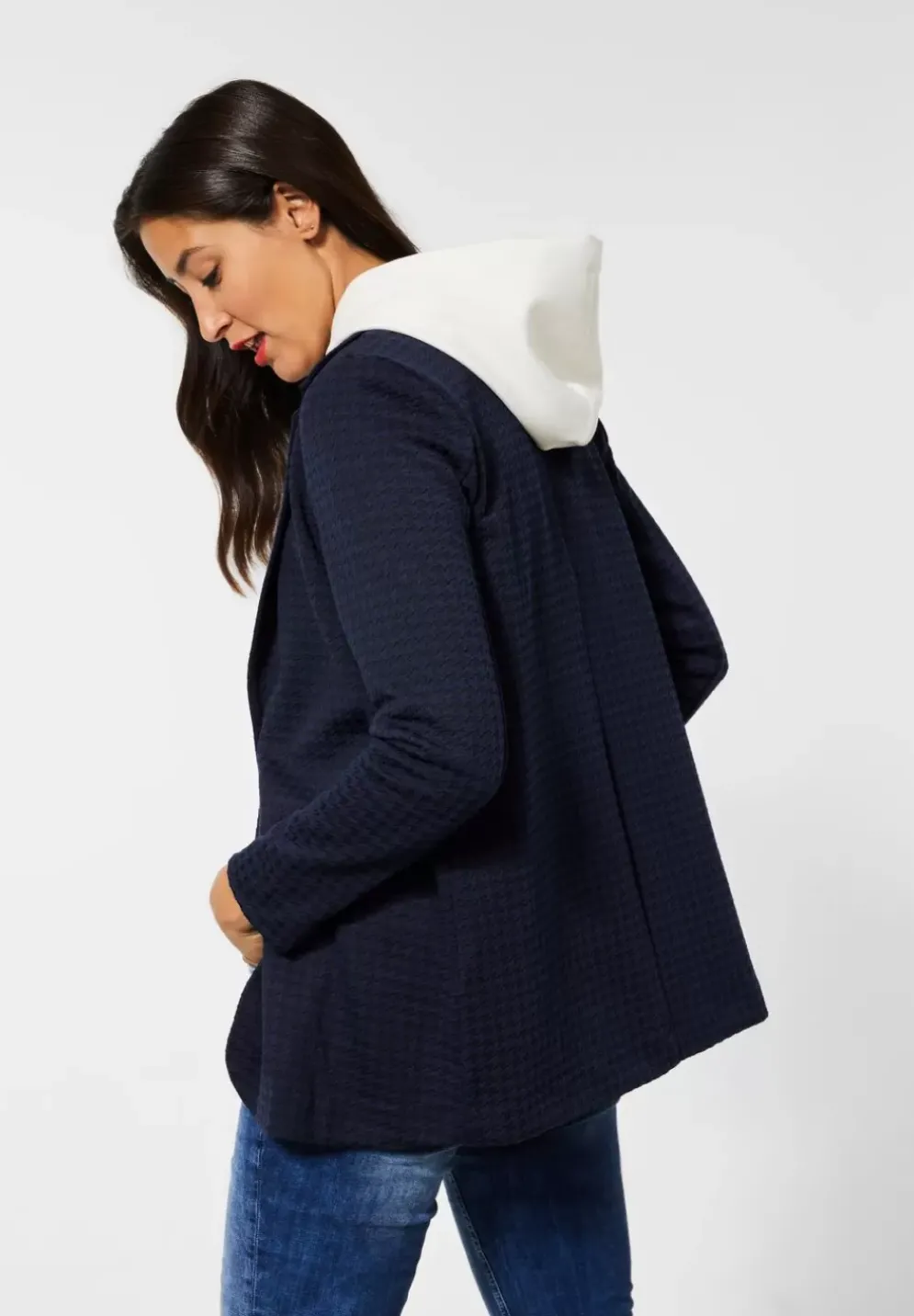 Hahnentritt Long Blazer