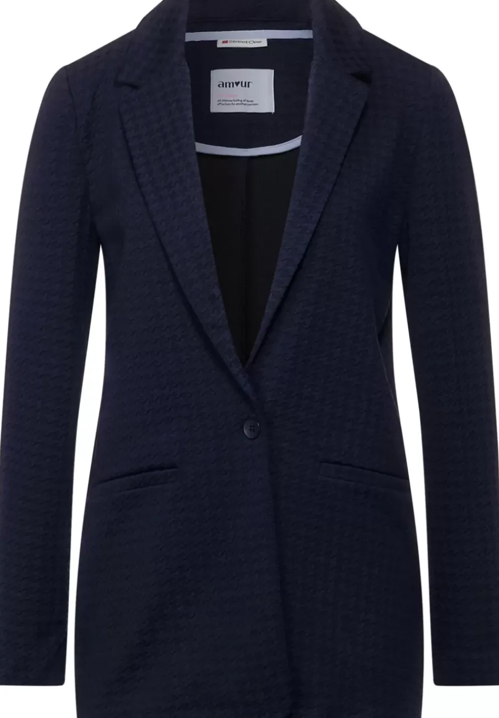 Hahnentritt Long Blazer