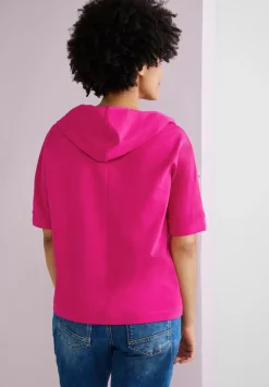 Halbarm Kapuzenshirt