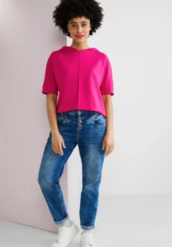 Halbarm Kapuzenshirt