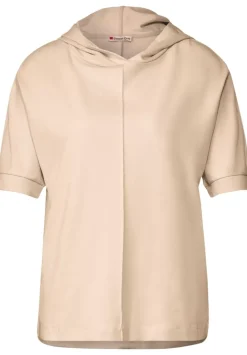 Halbarm Kapuzenshirt