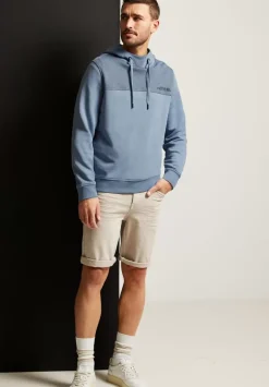 Hoodiesweater Im Materialmix