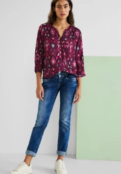 Ikat Bluse Mit 3/4 Armel