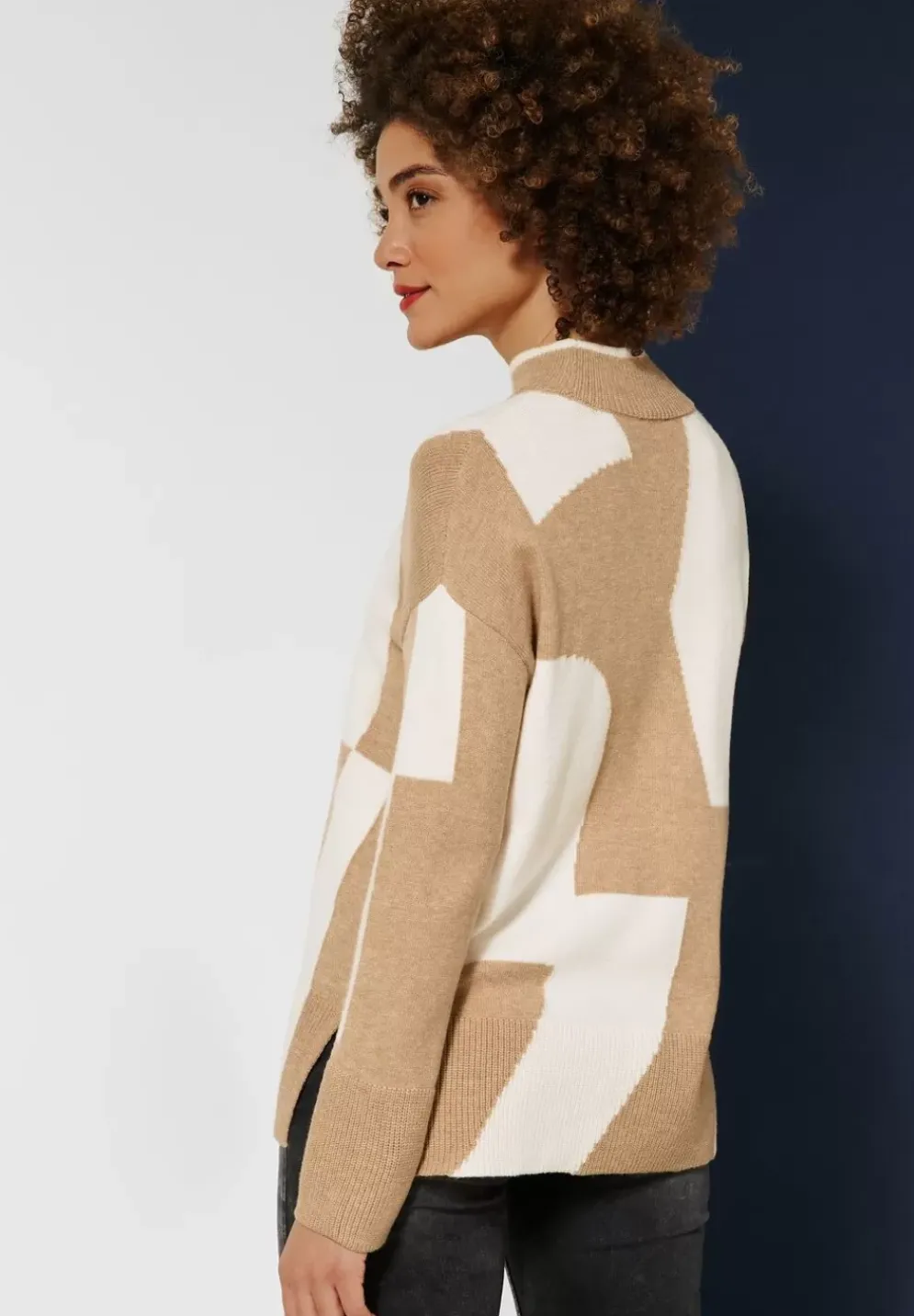 Intarsien Pullover