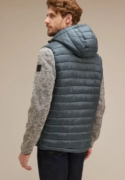 Jacke Im Materialmix