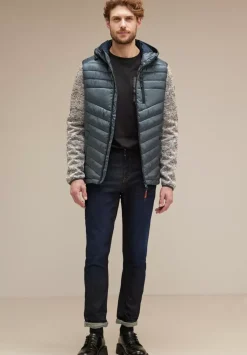 Jacke Im Materialmix
