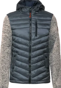 Jacke Im Materialmix