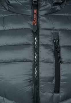 Jacke Im Materialmix
