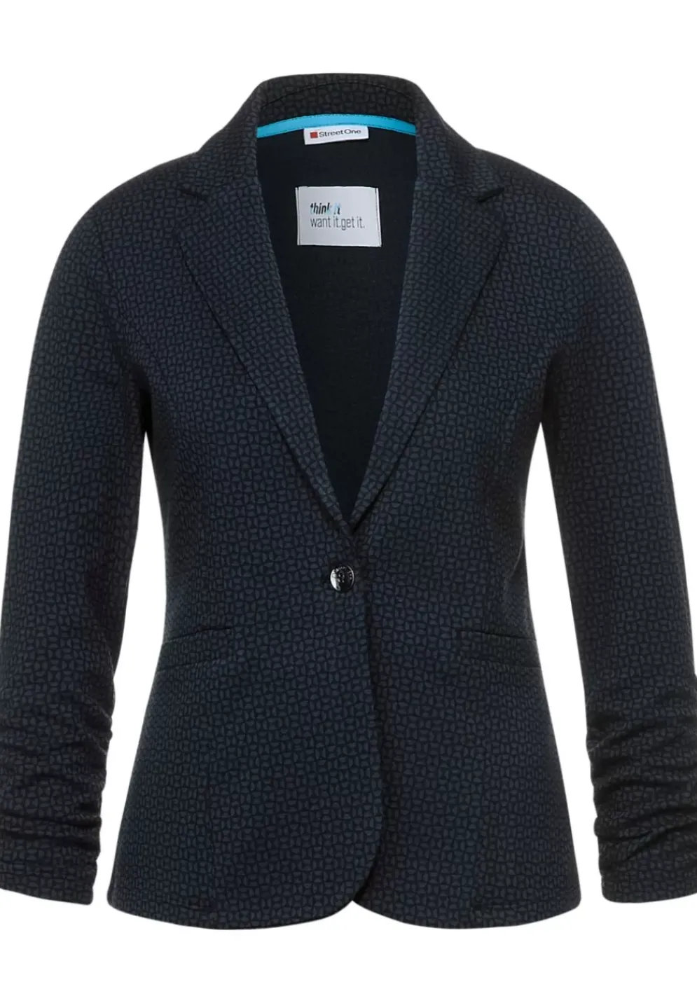 Jacquard Basic Blazer