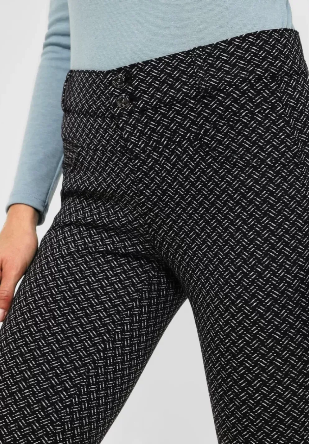 Jacquard Slim Fit Hose