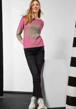 Jacquardshirt Mit Karomuster