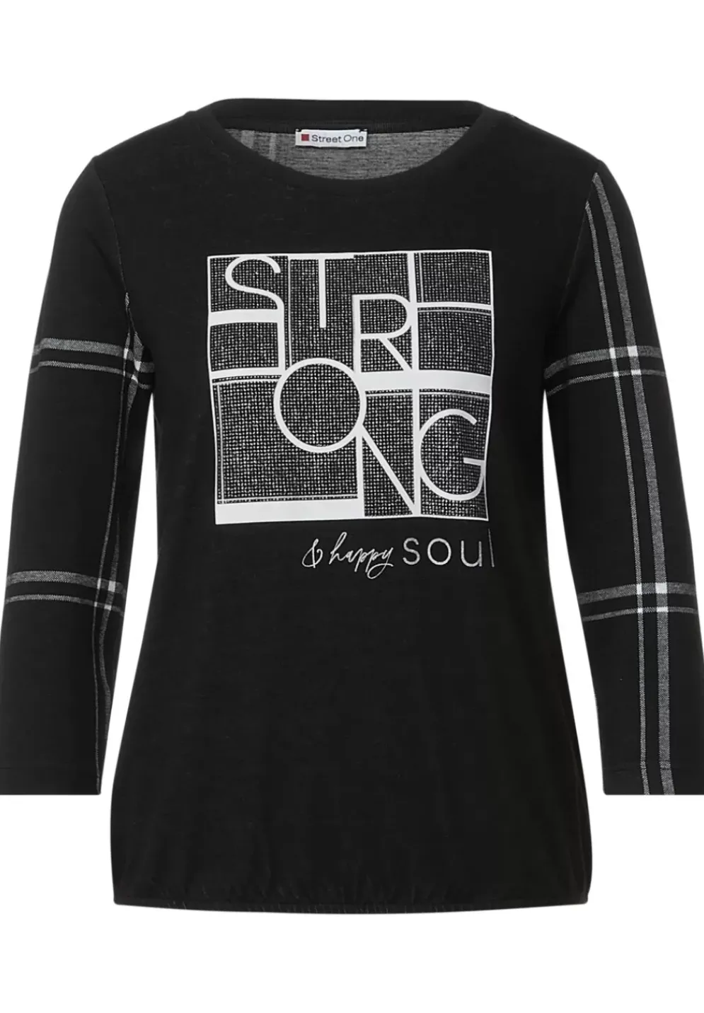 Jacquardshirt Mit Partprint