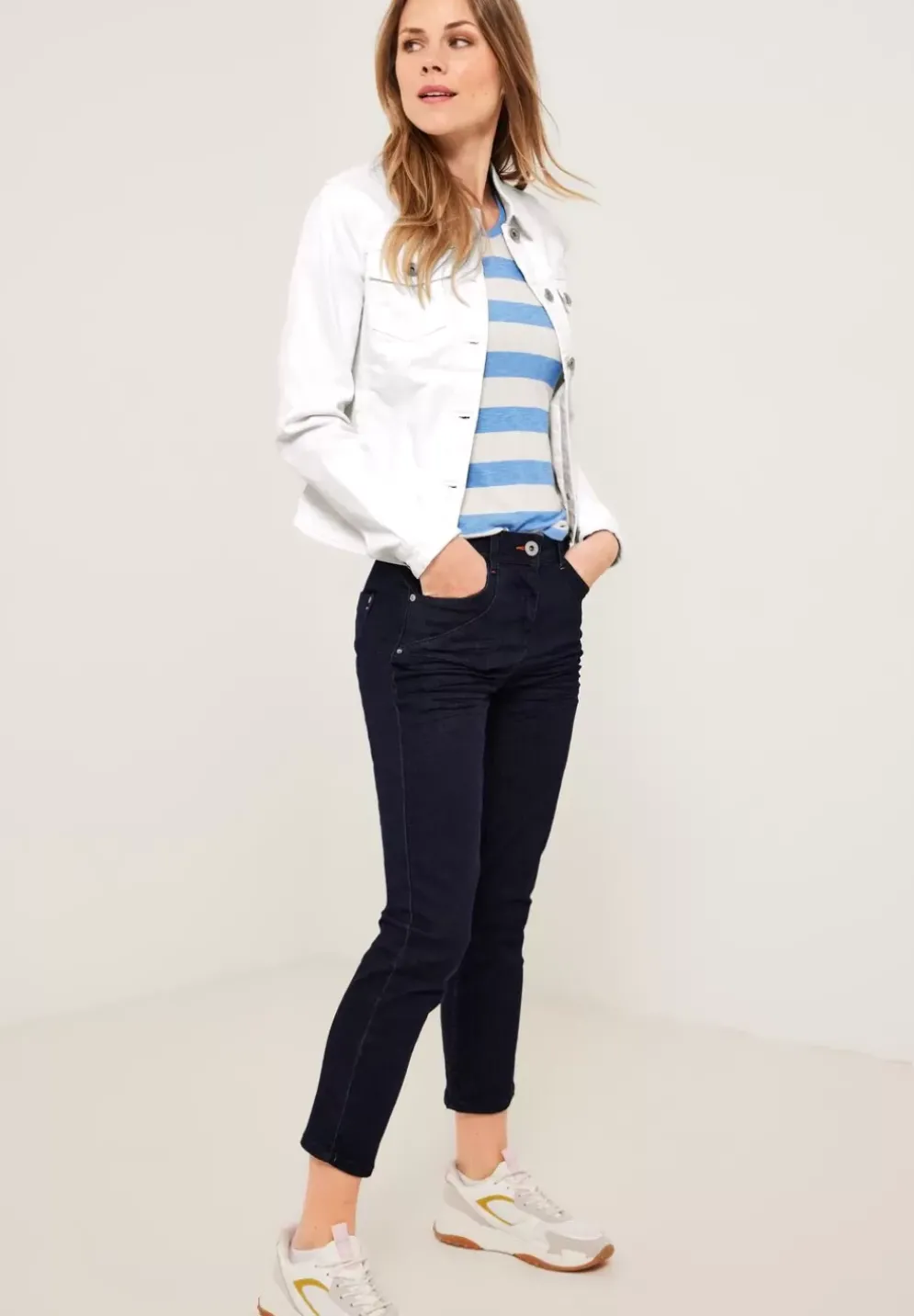 Jeansjacke In Garment Dye