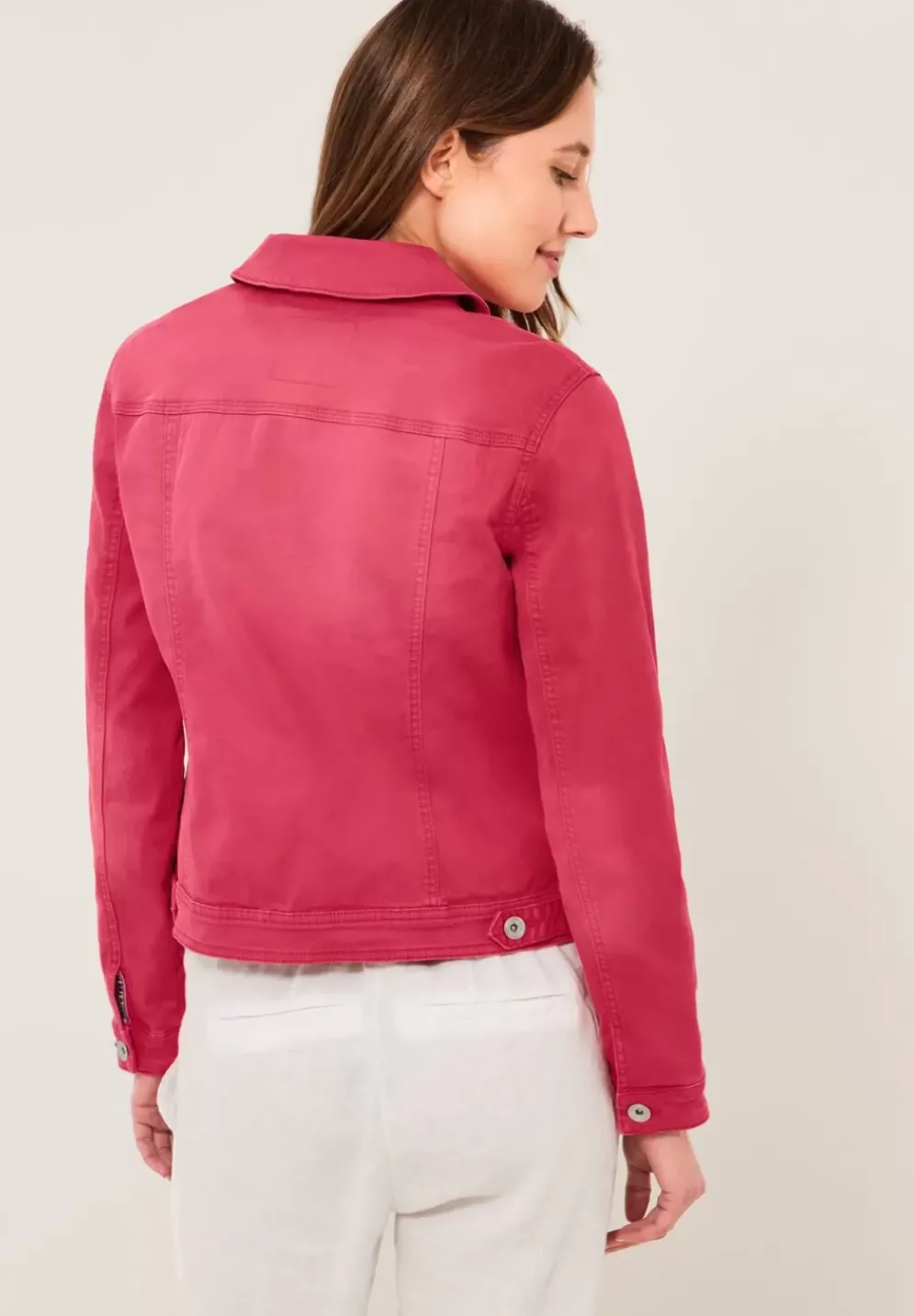 Jeansjacke In Garment Dye