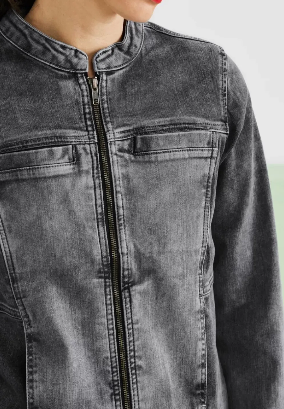 Jeansjacke In Schwarz