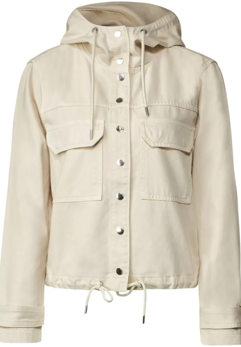 Jeansjacke Mit Kapuze