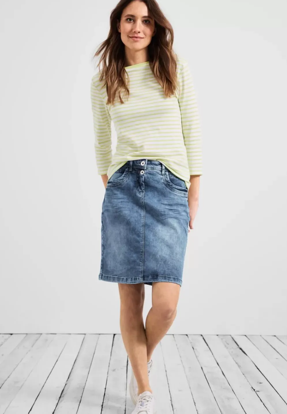 Jeansrock In Blau