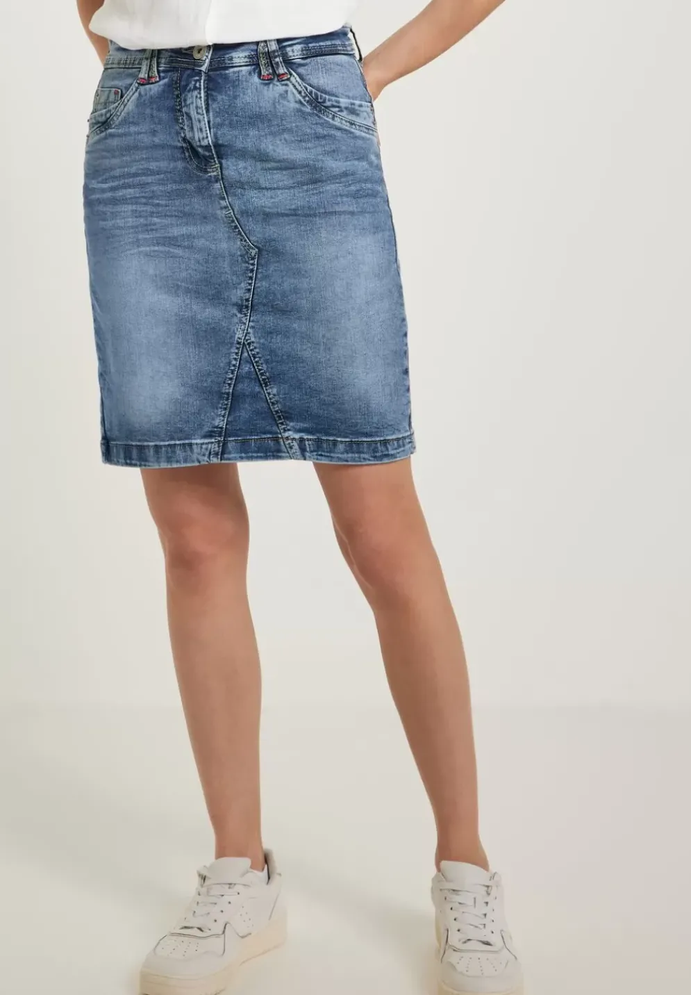 Jeansrock In Hellblau