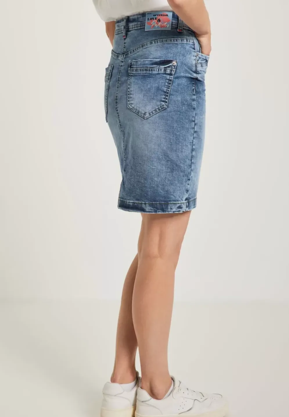 Jeansrock In Hellblau