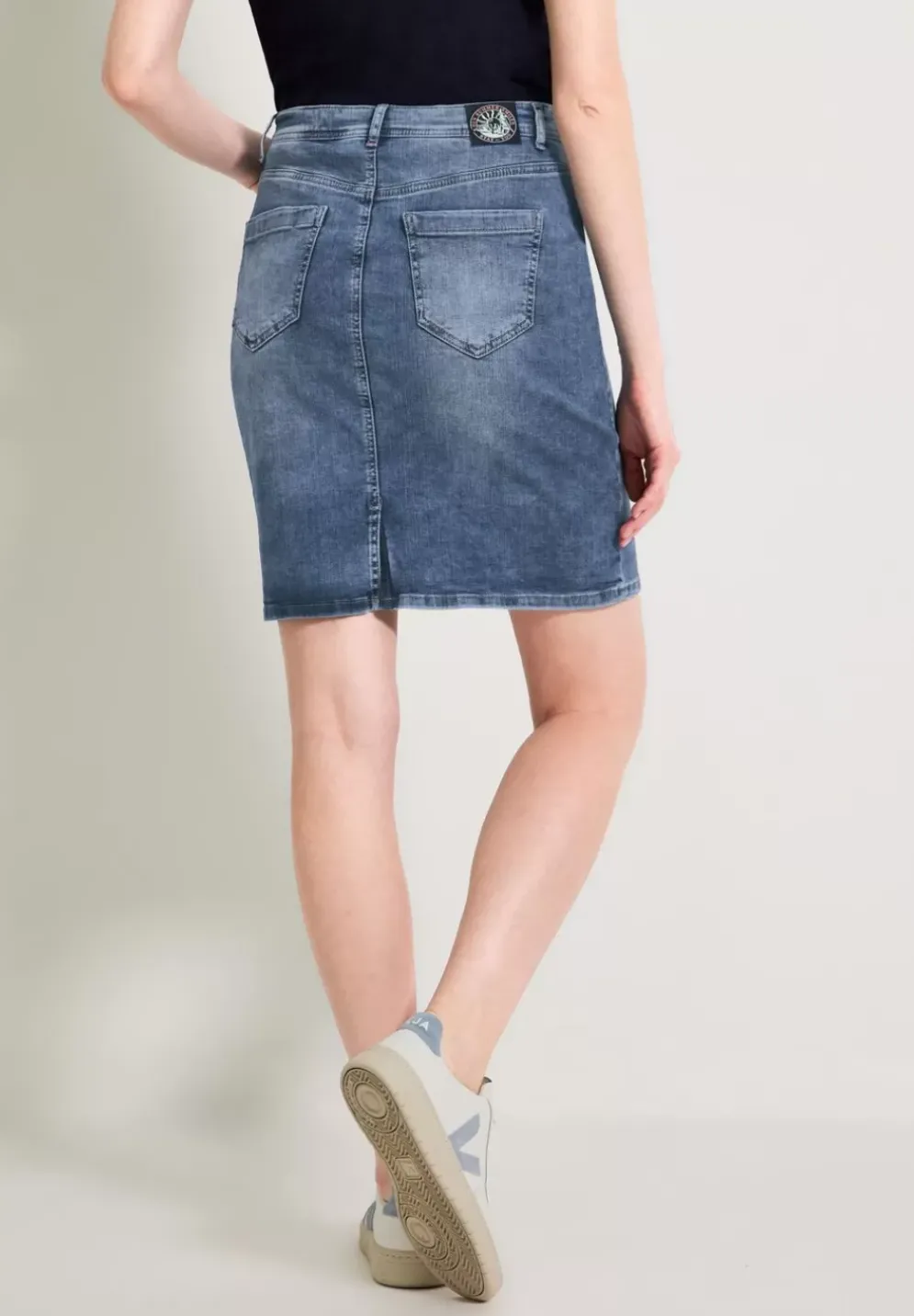 Jeansrock Mit Pailletten