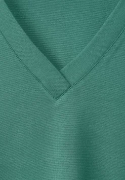 Jersey Kleid In Unifarbe