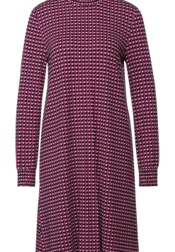 Jersey Kleid Mit Muster