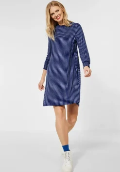Jersey Kleid Mit Muster