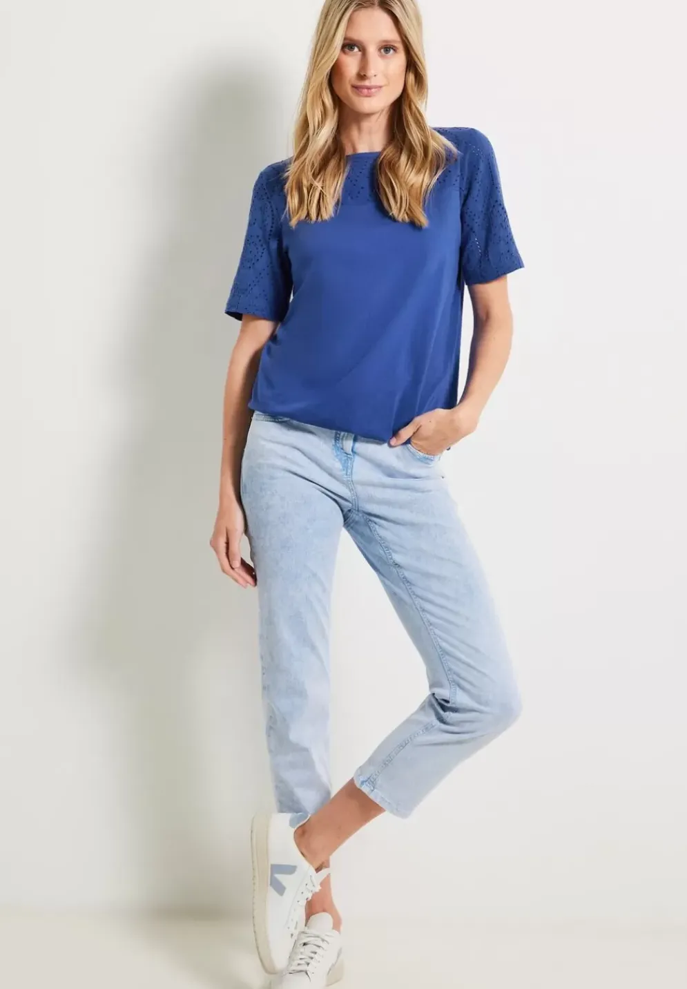 Jersey Materialmix Shirt