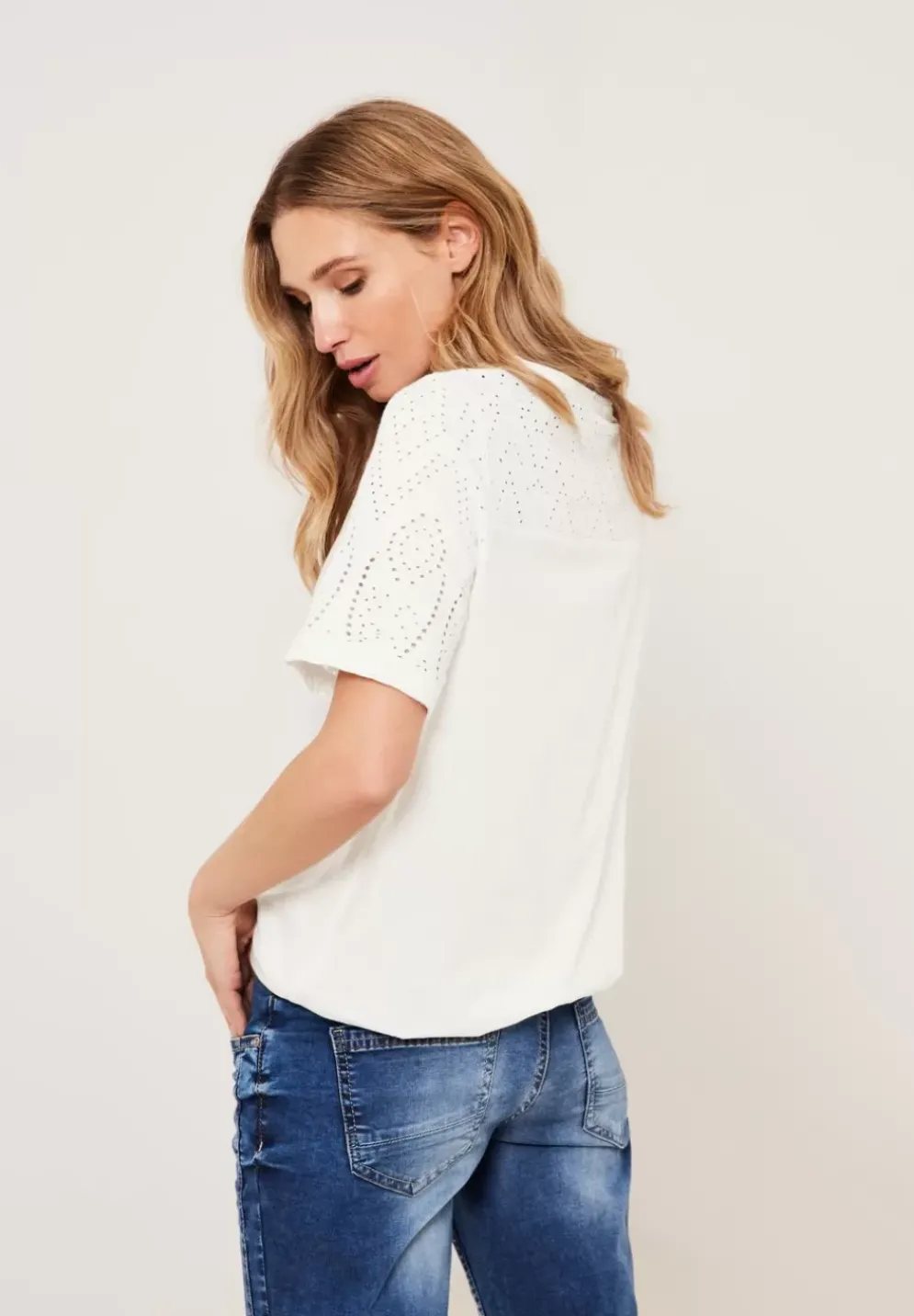Jersey Materialmix Shirt
