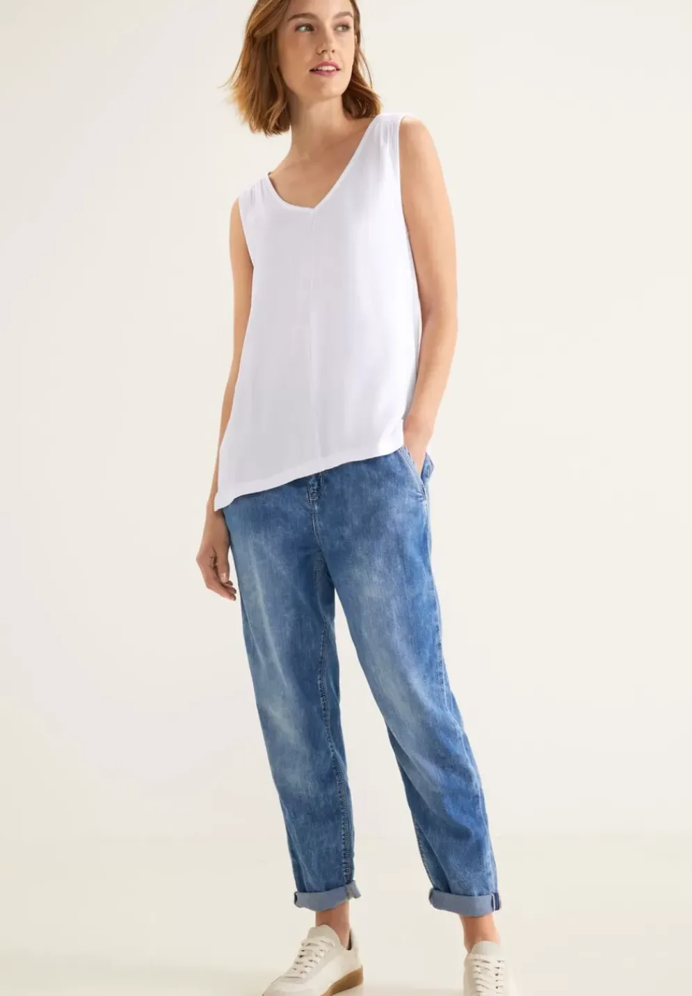 Jersey Materialmix Top
