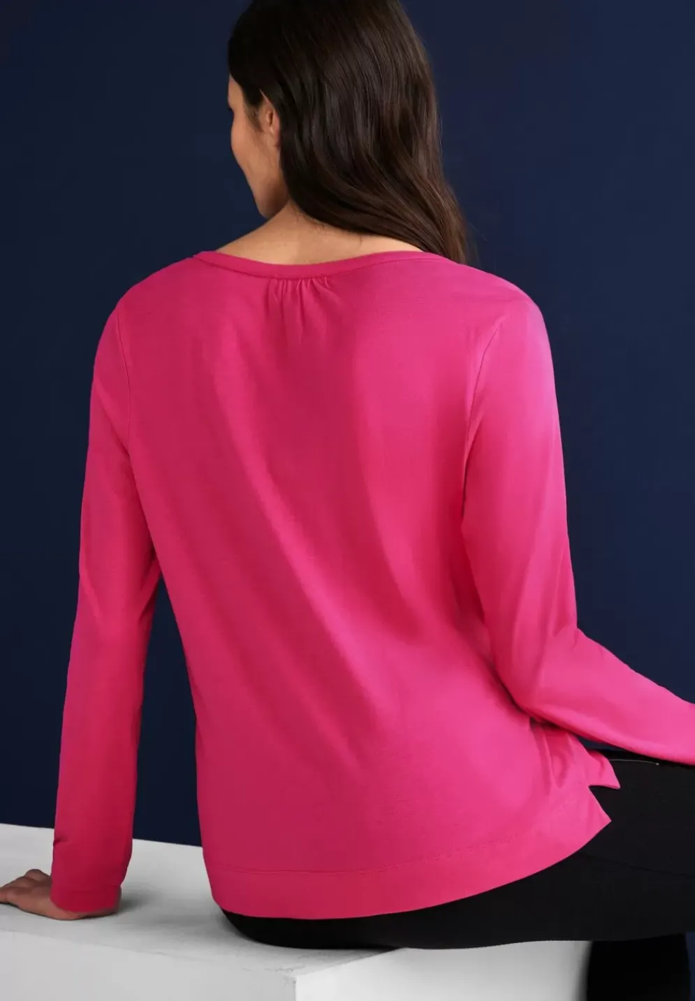 Jersey Shirt In Unifarbe
