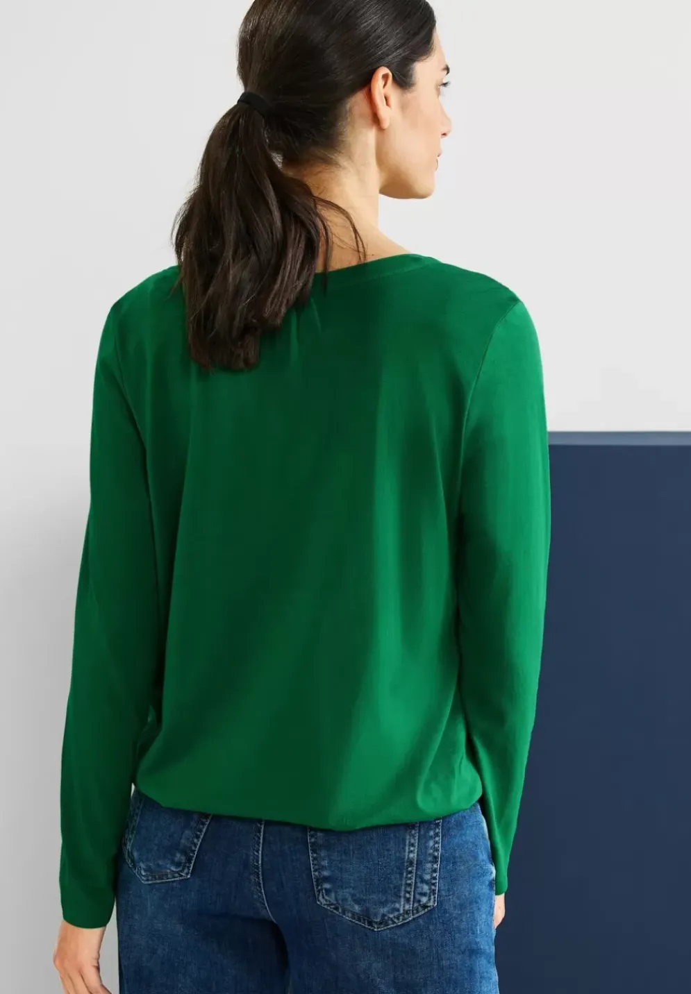 Jersey Shirt In Unifarbe