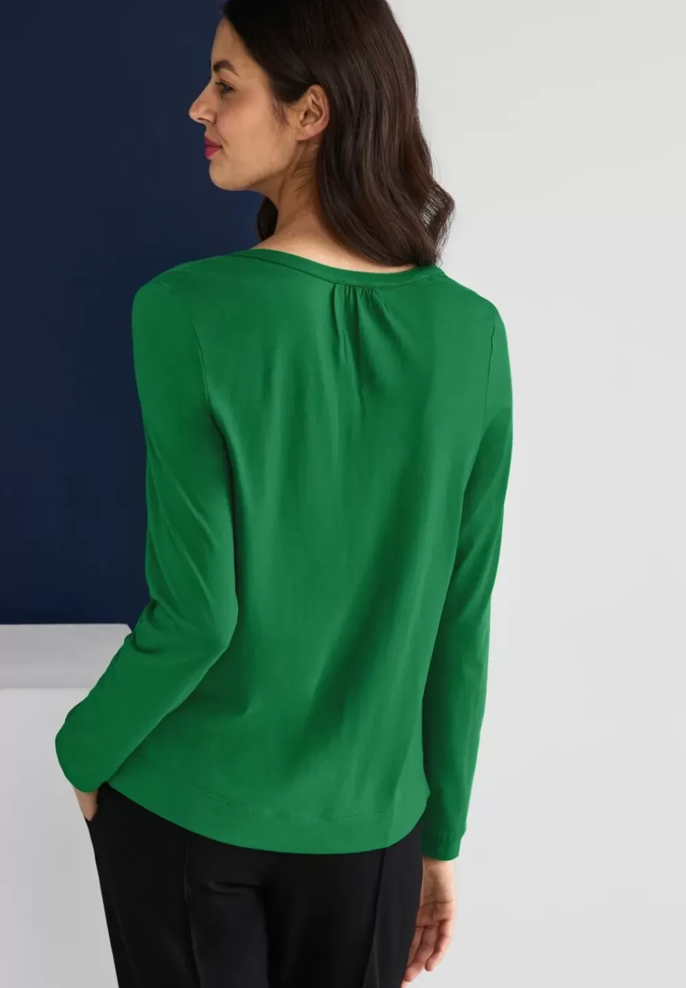 Jersey Shirt In Unifarbe