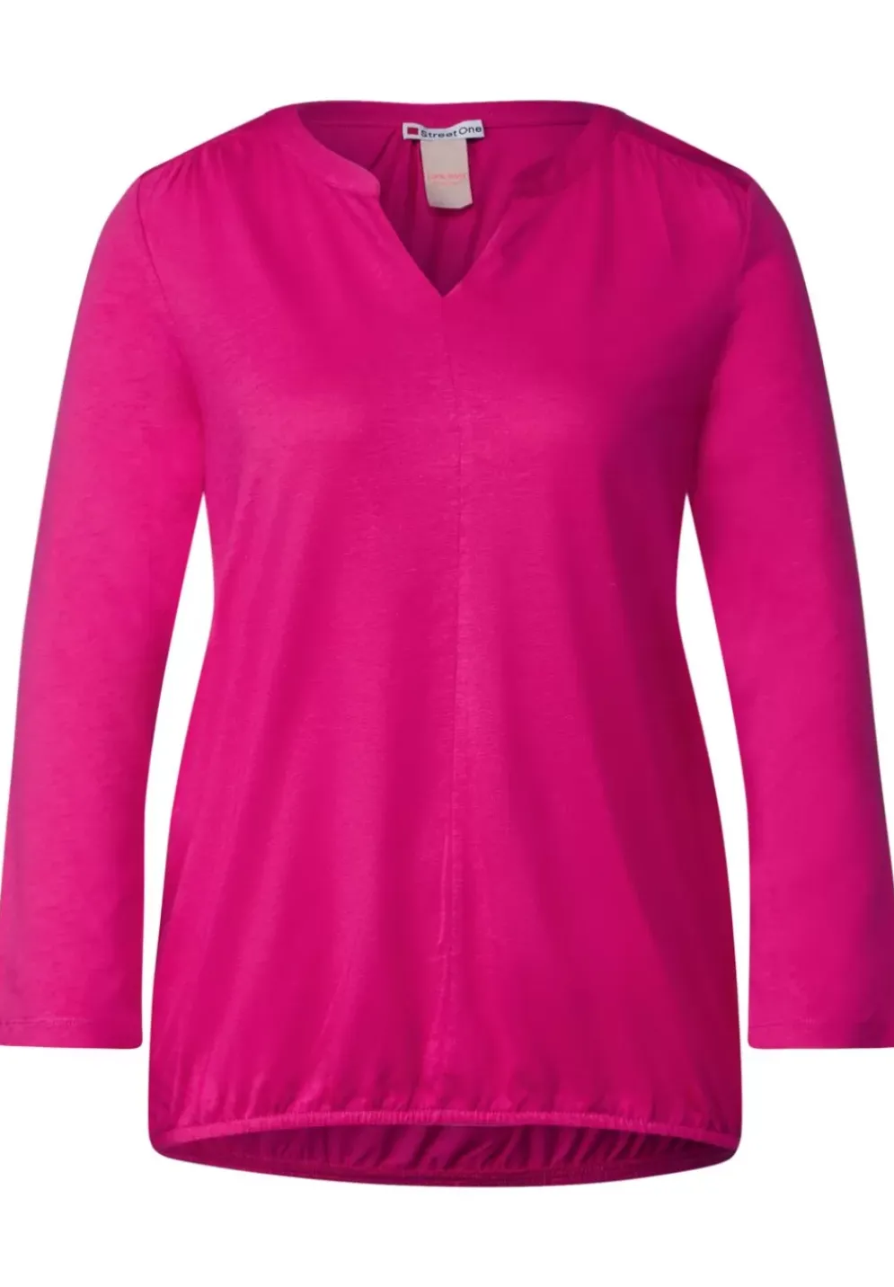 Jersey Shirt Mit 3/4 Armel