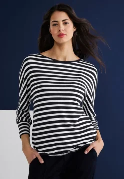 Jersey Shirt Mit Streifen