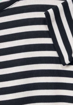Jersey Shirt Mit Streifen
