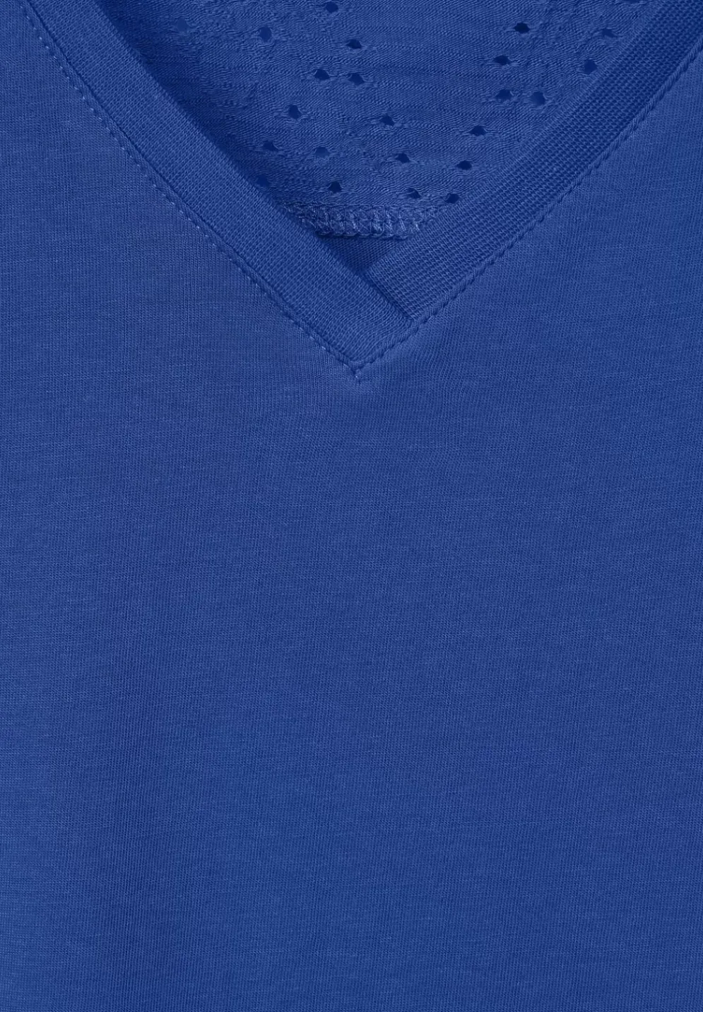 Jersey Spitzendetail Top